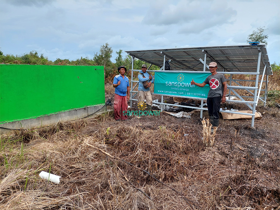 Implementasi Pompa Air Tenaga Surya Sanspower di Bangka Belitung (II) 2022